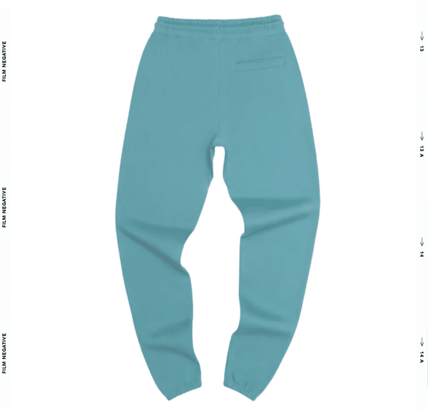 Turquoise Organic Cotton Sweatpant | Monteh